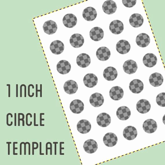 1 Inch Circle Template Beautiful Digital Collage Template 1 Inch Circle Bottle Cap Template