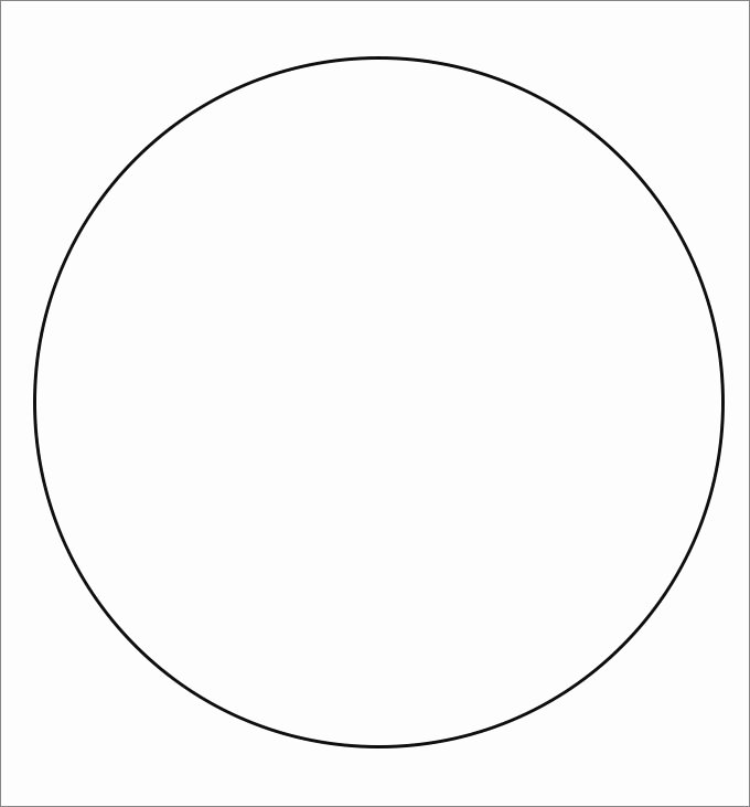 1 Inch Circle Template Elegant Circle Template Printable