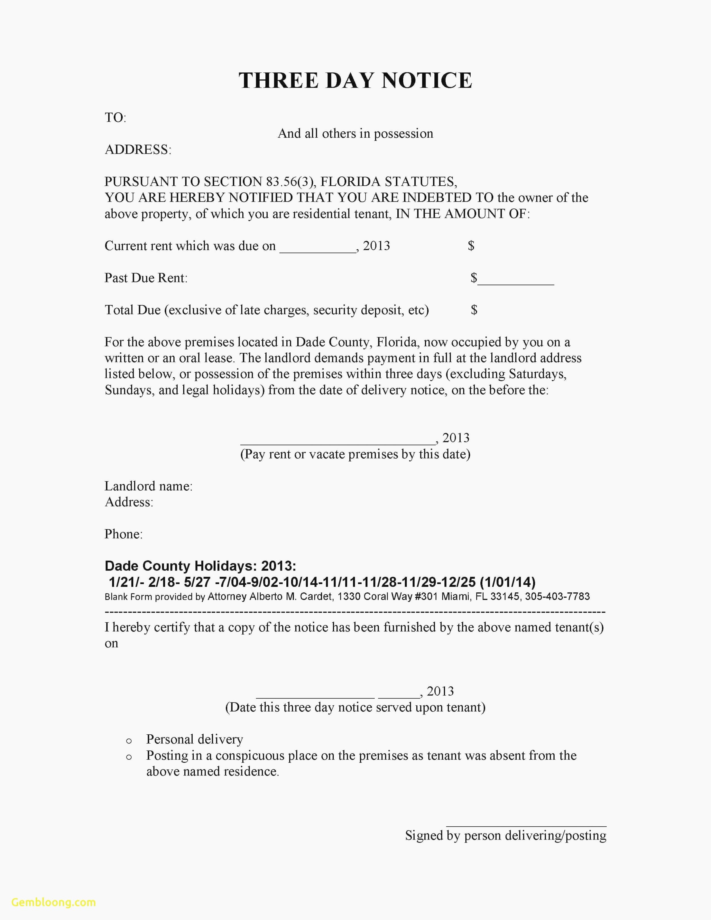 30 Day Eviction Notice Template Best Of Understanding the
