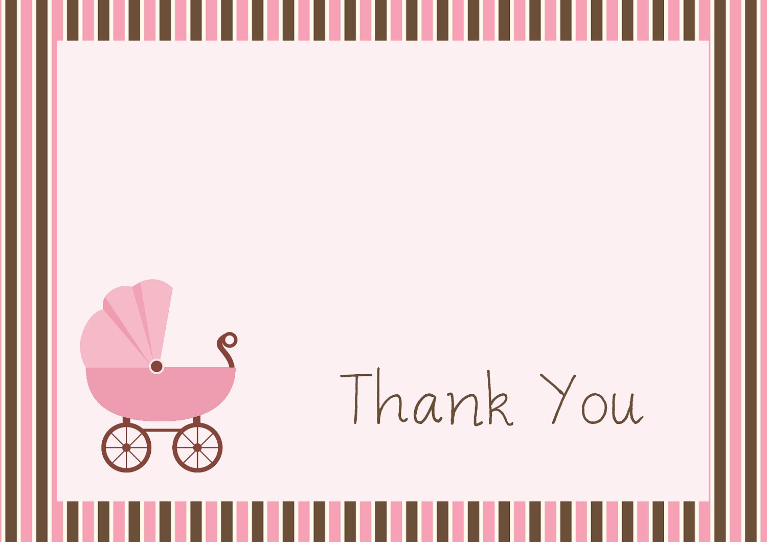 Baby Shower Card Printable Fresh 34 Printable Thank You Cards for All Purposes