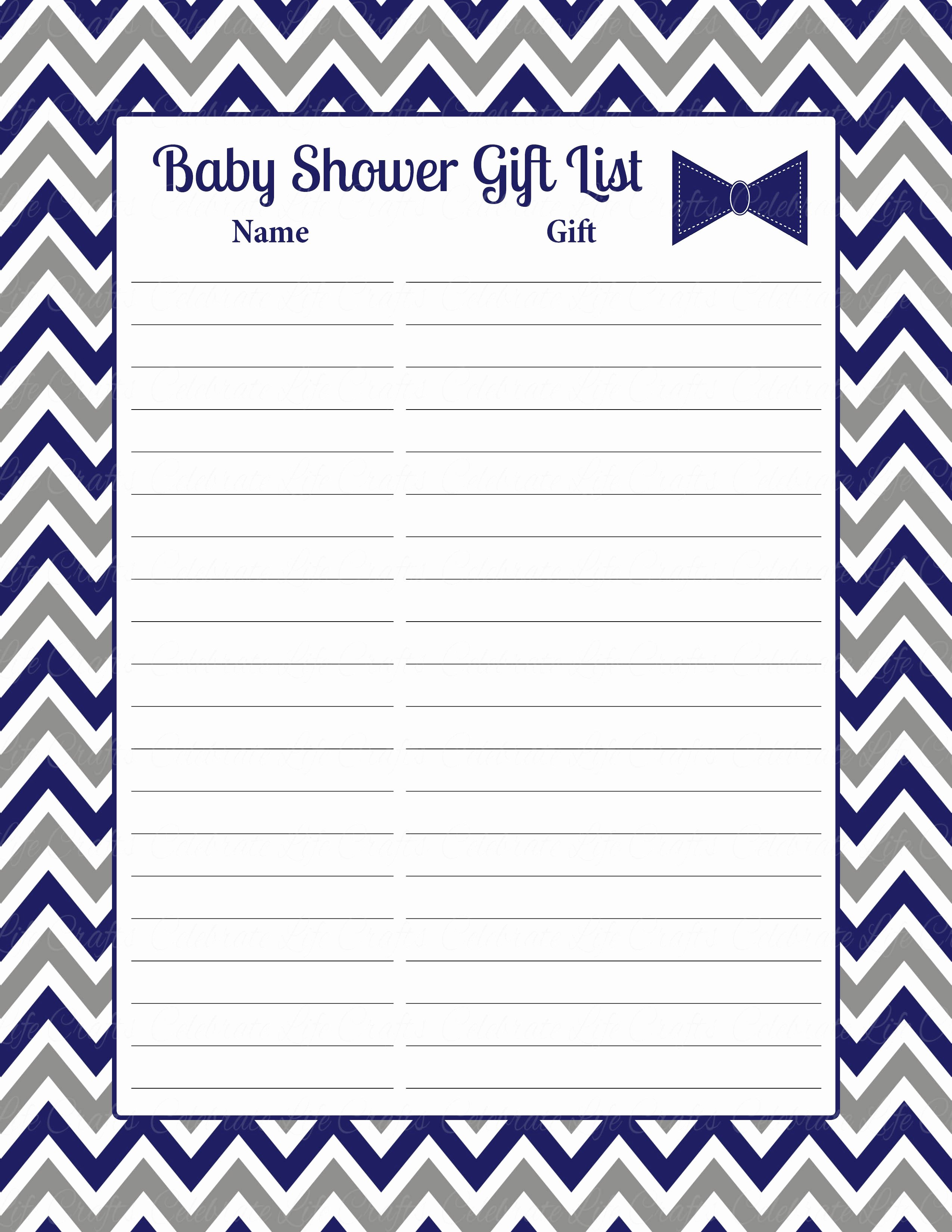 Baby Shower Gift Lists Awesome Baby Shower Gift List Little Man Baby Shower theme for
