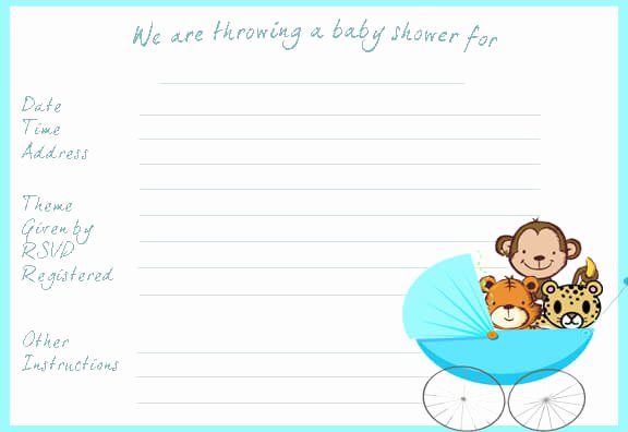 Baby Shower Invite Template Awesome Baby Shower Invitation Templates Word