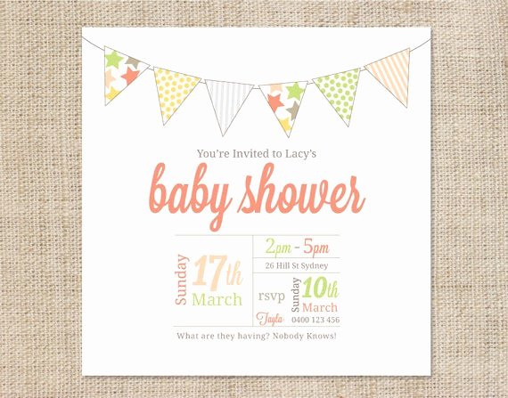 Baby Shower Invite Template Elegant Unavailable Listing On Etsy