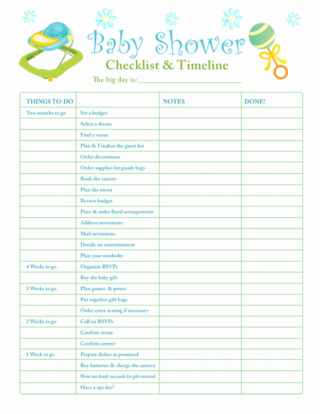 Baby Shower Planning Checklist Elegant What Mommy Brain 10 Printable Checklists that Will