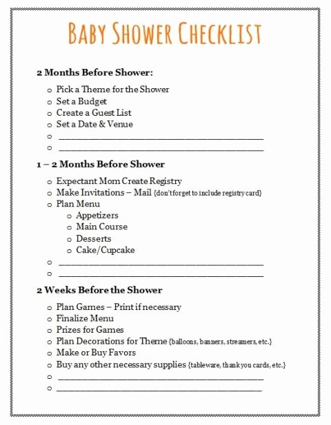 Baby Shower Planning Checklist Lovely the 25 Best Baby Shower Checklist Ideas On Pinterest