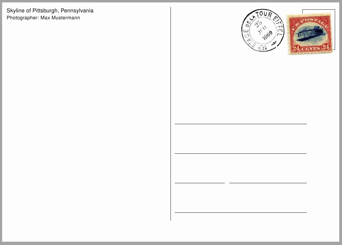 Back Of Postcard Template New Rules How Can I Make A Postcard Template Tex Latex