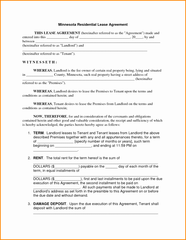 Basic Lease Agreement Template Elegant 30 Basic Editable Rental Agreement form Templates Thogati