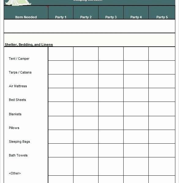 Blank Check Templates for Excel Awesome Blank Check Templates for Excel Editable Camping Blank