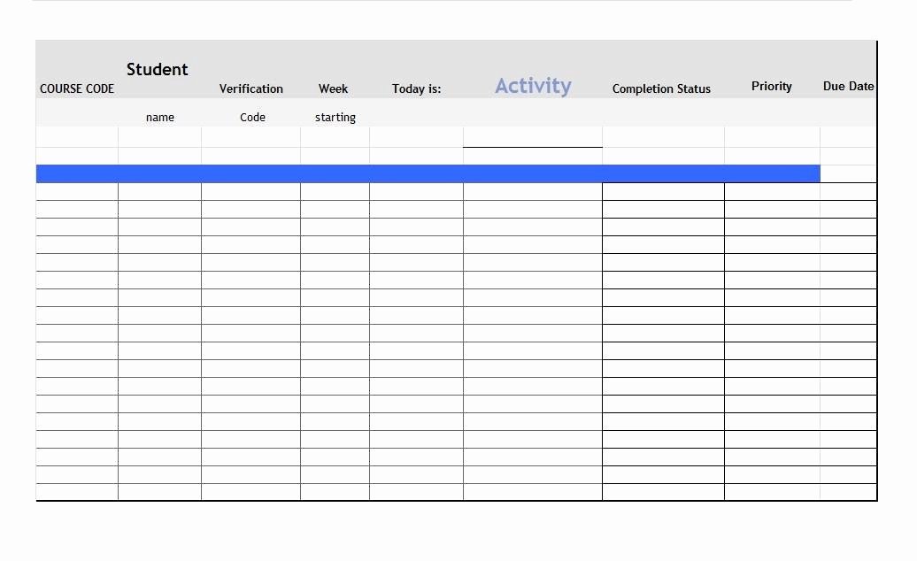 Blank Check Templates for Excel Beautiful Blank Daily Checklist Template