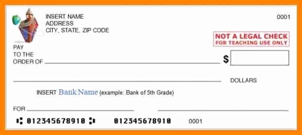 Blank Check Templates for Excel Inspirational Blank Check Template for Excel