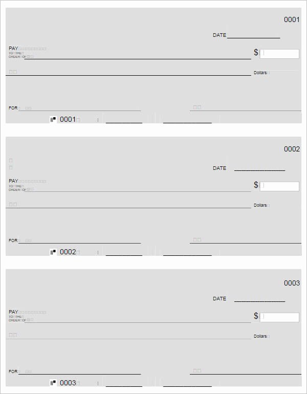 Blank Check Templates for Excel Luxury 43 Cheque Templates Free Word Excel Psd Pdf formats