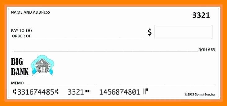 Blank Check Templates for Excel Luxury Blank Check Template for Excel