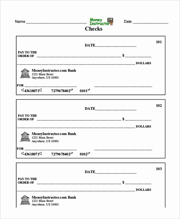 Blank Check Templates for Excel New 27 Blank Check Template Download [word Pdf] Templates