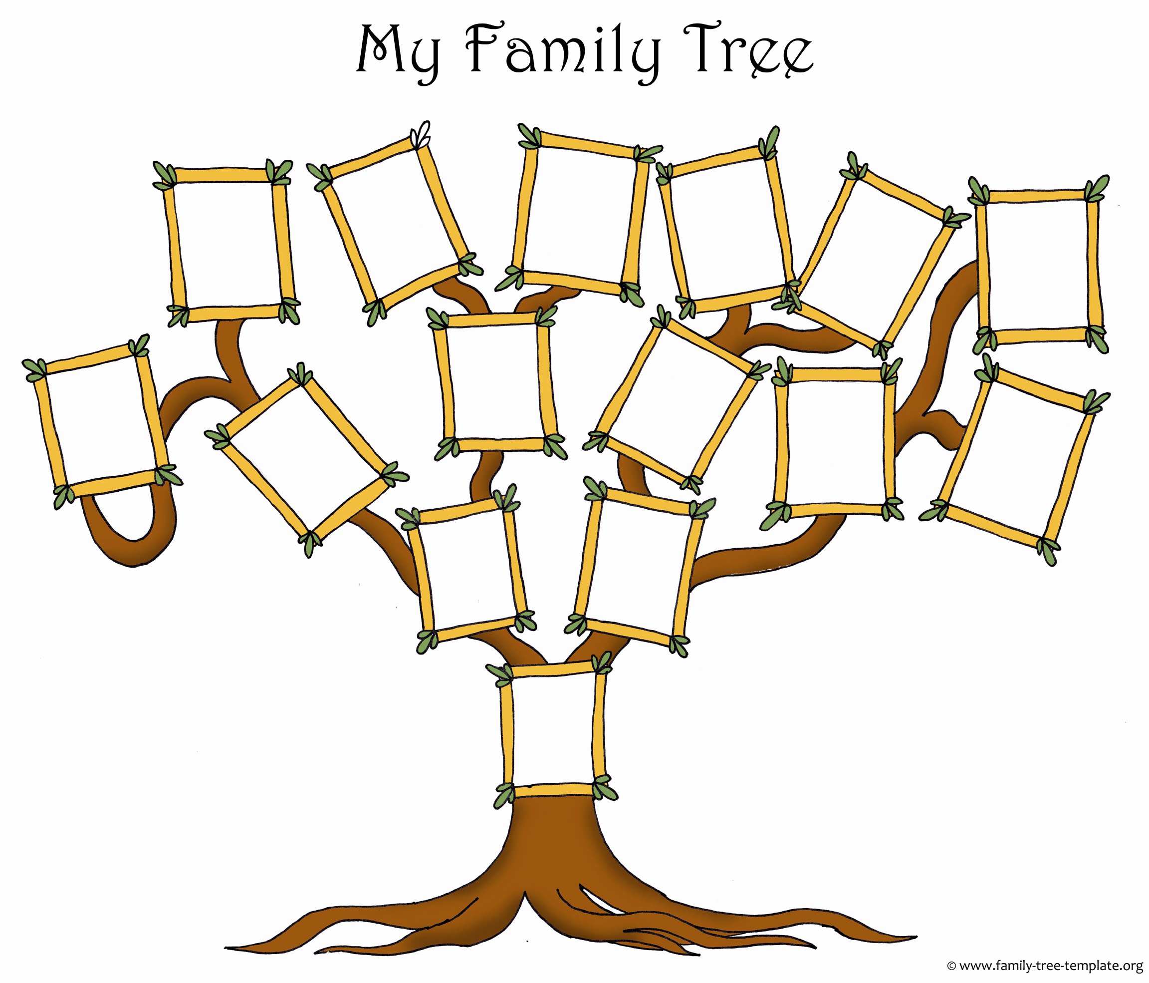 Blank Family Tree Chart Best Of Free Family Tree Template Designs for Making Ancestry Charts