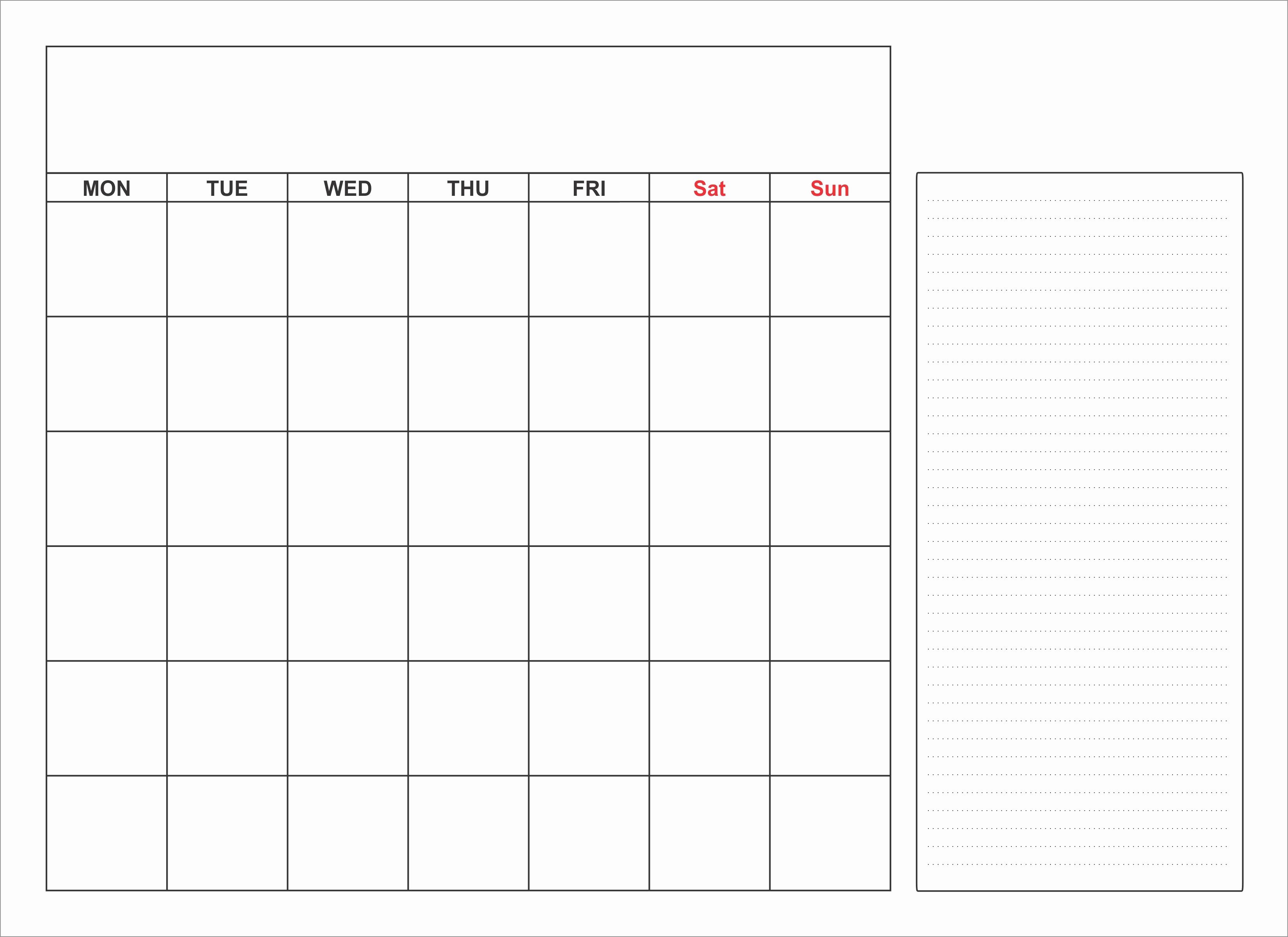 Blank Monthly Calendar Template Pdf Awesome Blank Calendar Template Monthly In Word Pdf Excel