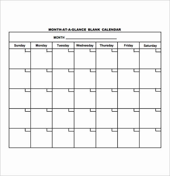 Blank Monthly Calendar Template Pdf Elegant Sample Annual Calendar Template 24 Free Documents In