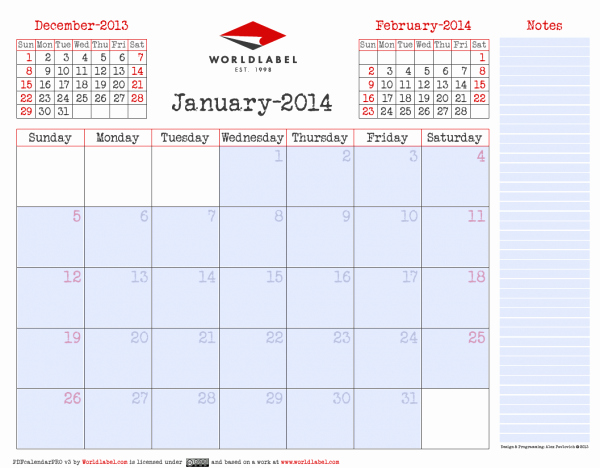 Blank Monthly Calendar Template Pdf Fresh Blank 2014 Editable Fillable Pdf Calendar Pro