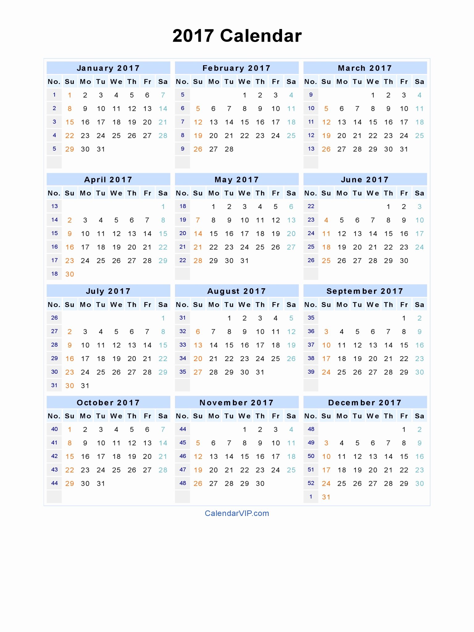 Blank Monthly Calendar Template Pdf Unique Blank Calendar Template 2017