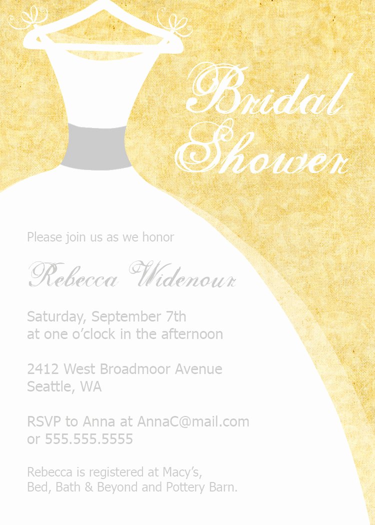Bridal Shower Invite Template Elegant Bear River Greetings Bridal Shower Invitations
