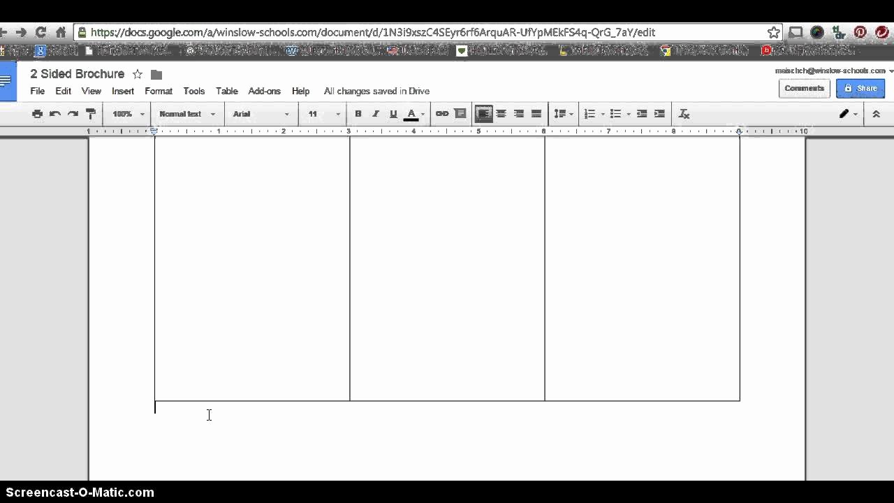 Brochure Templates for Google Docs Elegant How to Make 2 Sided Brochure with Google Docs