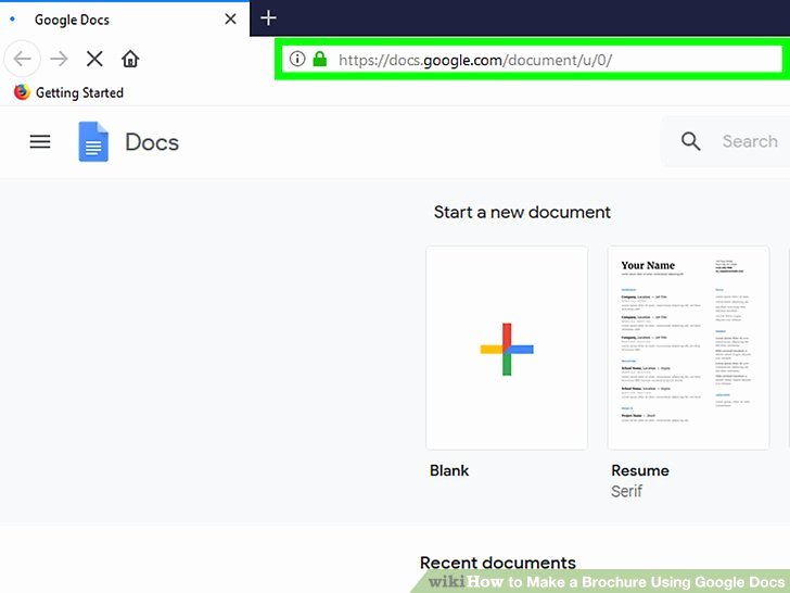 Brochure Templates for Google Docs New How to Make A Brochure Using Google Docs with