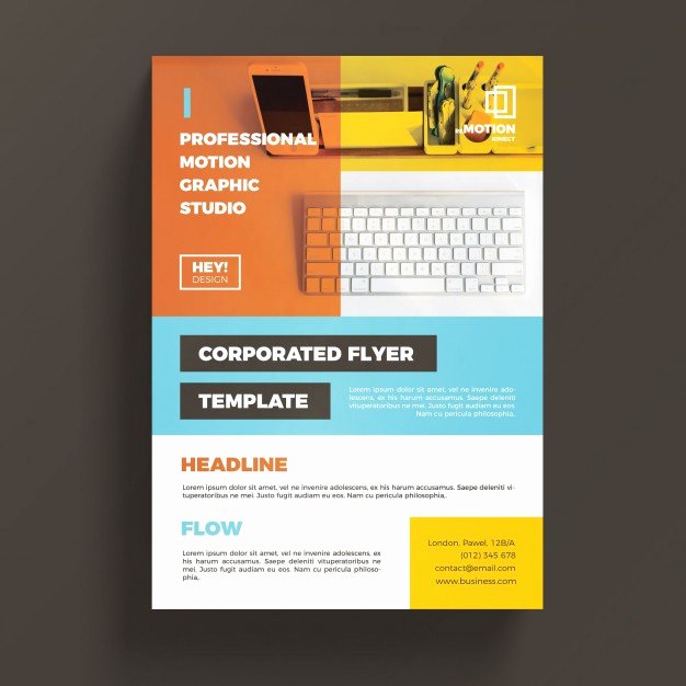 Business Flyers Template Free Beautiful Colorful Corporate Business Flyer Template Psd File