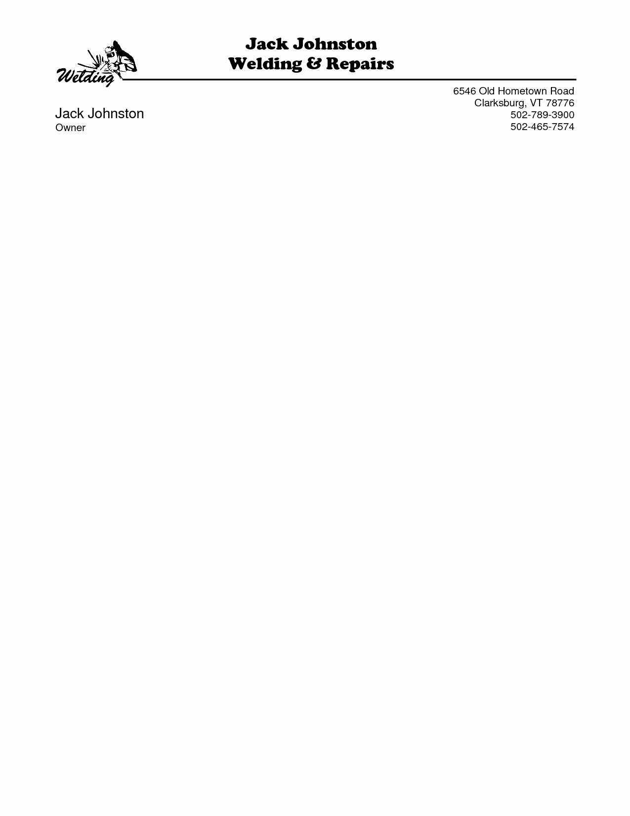 Business Letterhead Template Word New Word Document Business Letterhead Template
