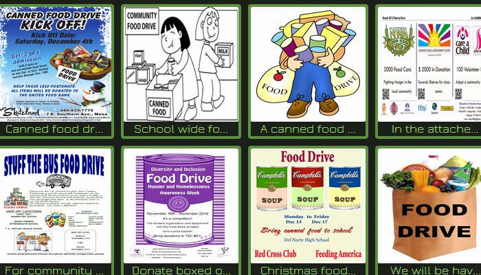 Can Food Drive Flyer Unique 5 Canned Food Drive Flyer Templates