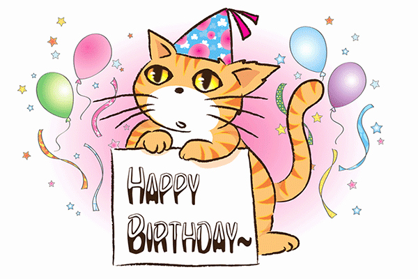 Cat Emoji Copy and Paste Beautiful Happy Birthday Cat
