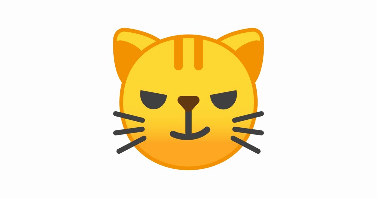 Cat Emoji Copy and Paste Best Of Cat with Wry Smile Emoji