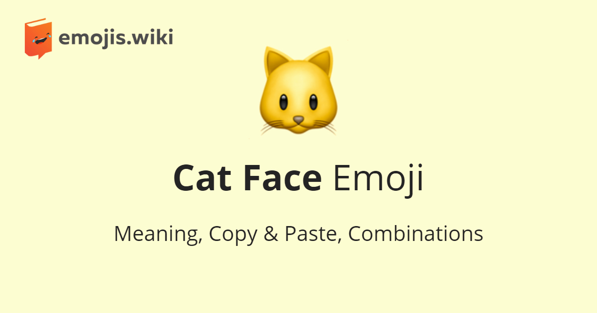 Cat Emoji Copy and Paste Unique Cat Face Emoji — Meaning Copy &amp; Paste