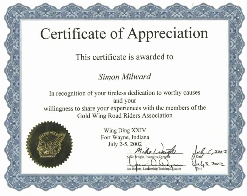 Certificate Of Appreciation Wording Elegant Certificate Recognition Wording Examples Template