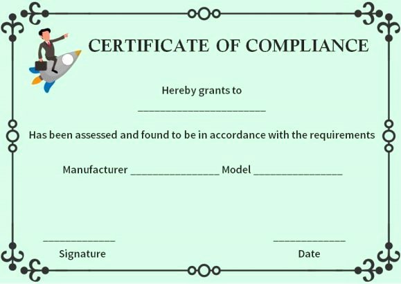 Certificate Of Compliance Template Beautiful 16 Best Certificate Of Pliance Images On Pinterest