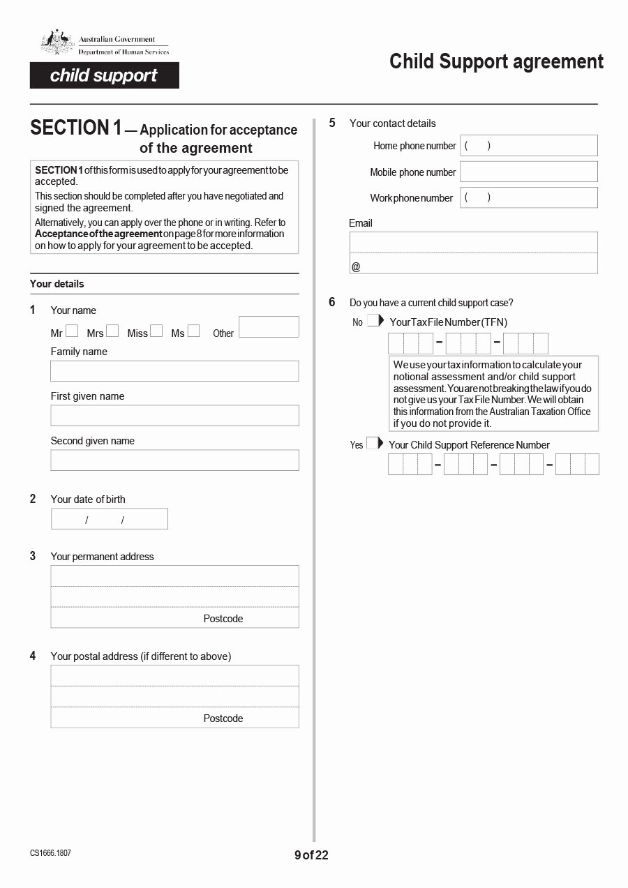 Child Support Agreement Template Best Of 32 Free Child Support Agreement Templates Pdf &amp; Ms Word