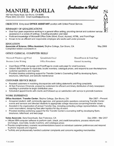 Combination Resume Template Word Unique who Should Use A Bination Resume