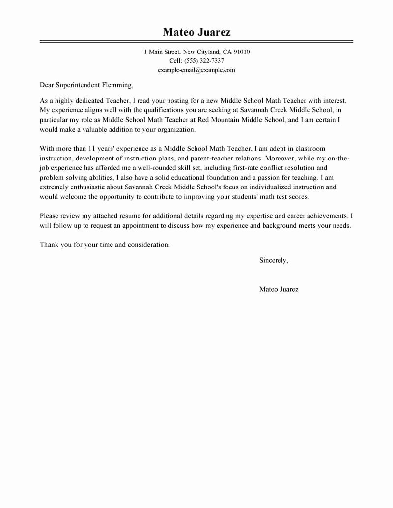 Cover Letter for Employment Luxury Free Cover Letter Examples for Every Job Search