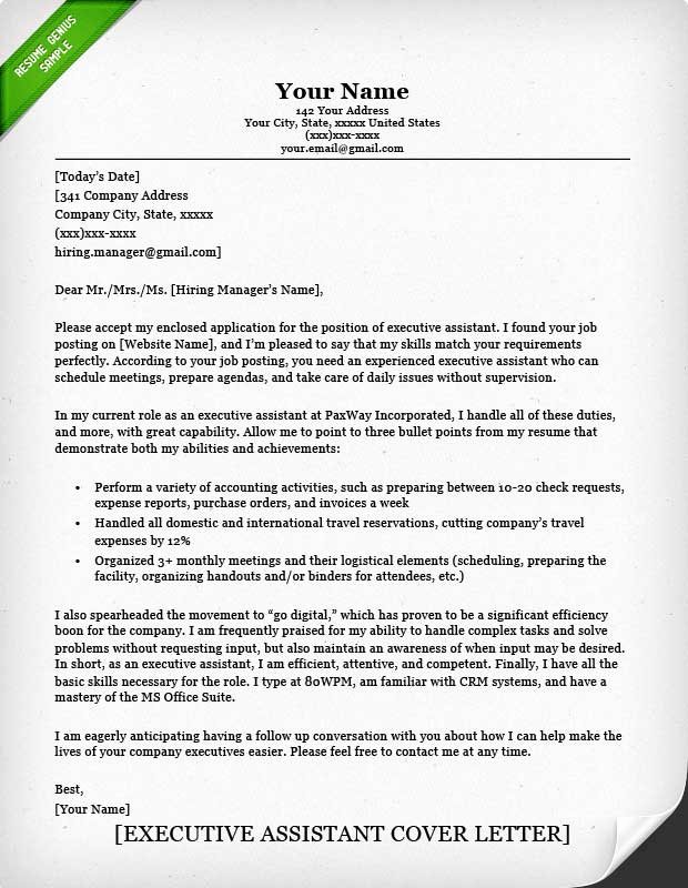 Cover Letter for Executive assistant Beautiful Administrative assistant &amp; Executive assistant Cover