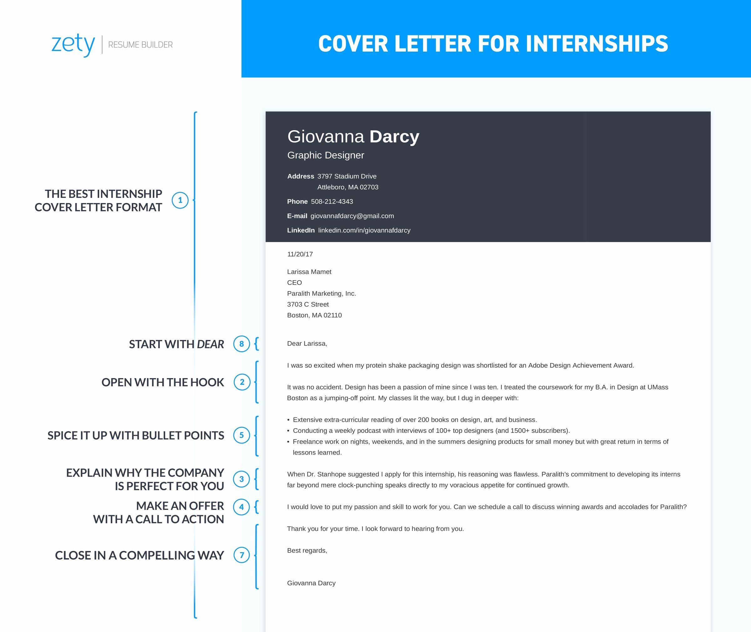 Cover Letter for Internship Template Lovely How to Write A Cover Letter for An Internship Position [20