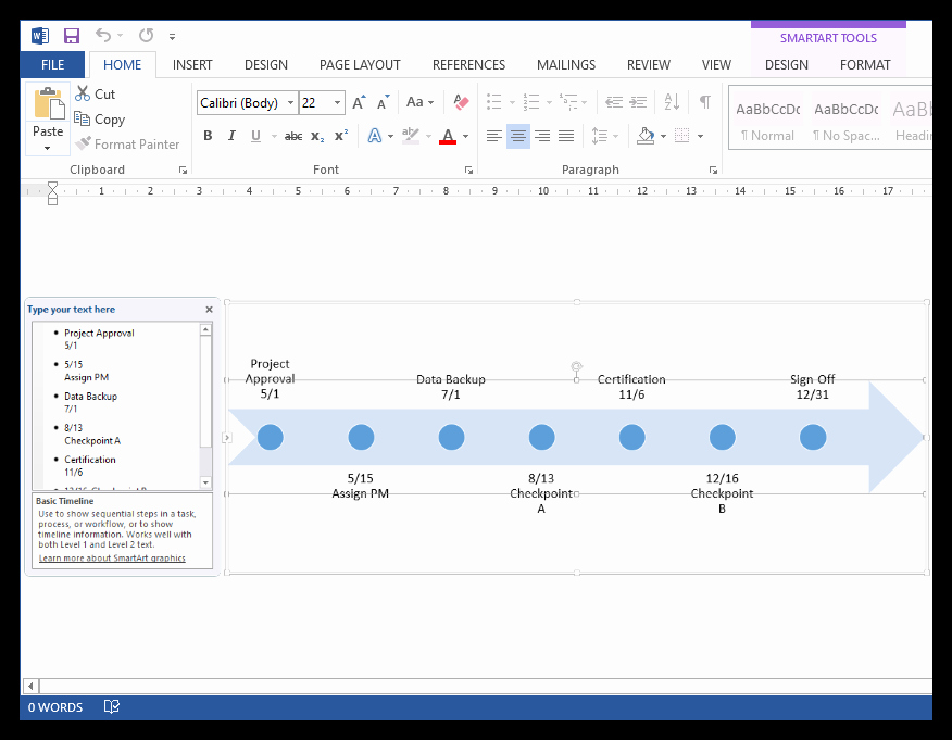 Create A Timeline In Word Fresh How to Make A Timeline In Microsoft Word Free Template