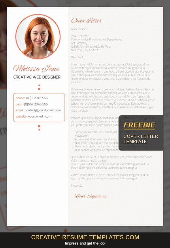 Creative Cover Letter Template Fresh Free Cover Letter Template