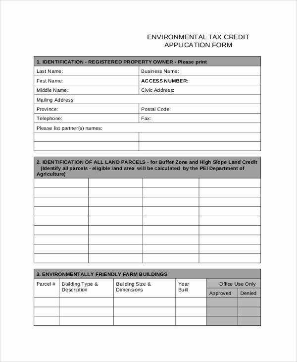 Credit Application form Pdf New Sample Credit Application form 8 Documents In Pdf Word