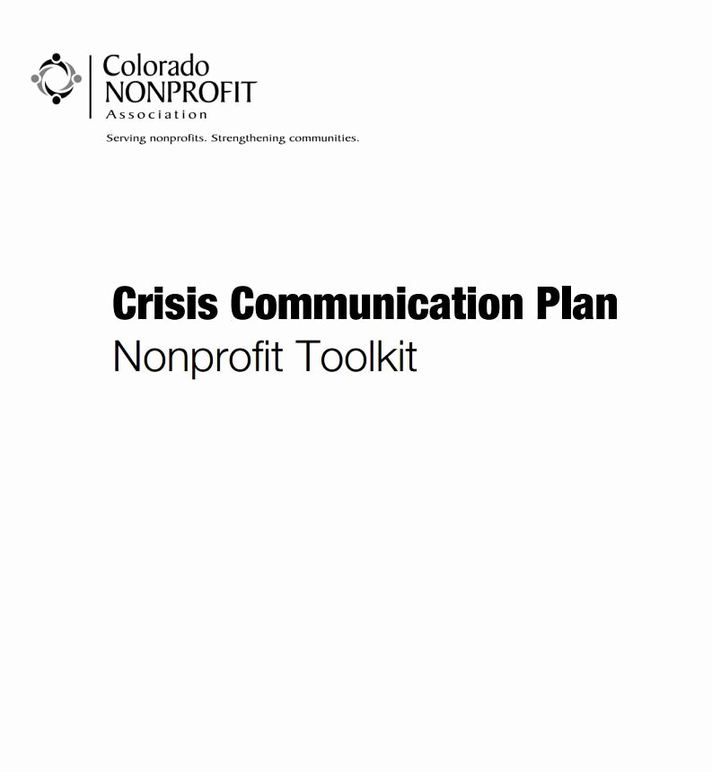 Crisis Communication Plan Template Awesome Crisis Munication Plan Nonprofit toolkit