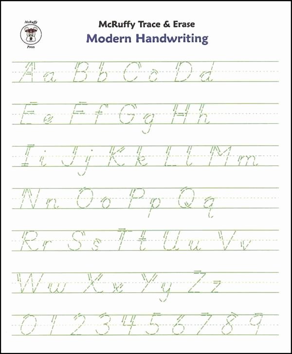 Cursive Handwriting Practice Pdf Elegant Tracing Handwriting Worksheets