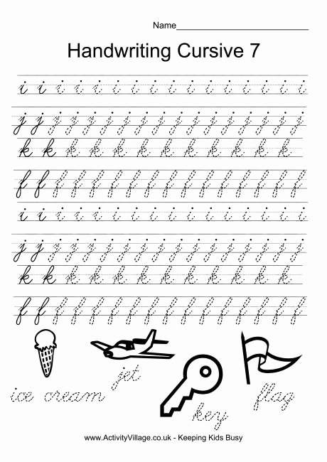 Cursive Handwriting Practice Pdf Luxury Handwriting Practice Cursive 7