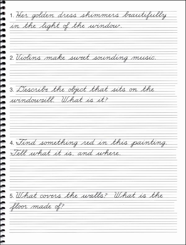 Cursive Handwriting Practice Pdf New In Cursive Book F Homeschool