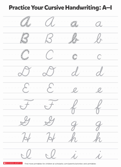 Cursive Writing Practice Pdf Inspirational Writing Practice Cursive Letters