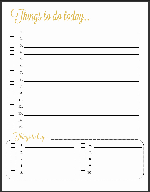 Daily to Do List Template Inspirational A while Back My Mom Gave Me some &quot;to Do List&quot; Notebooks to