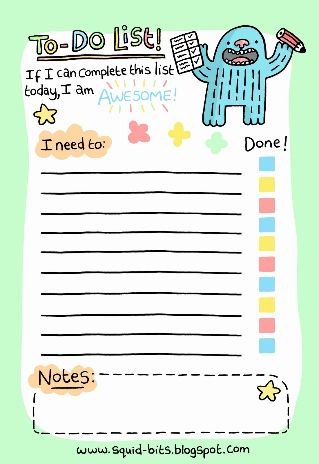 Daily to Do List Template Lovely Day 6 at Nanowrimo – Making A to Do List