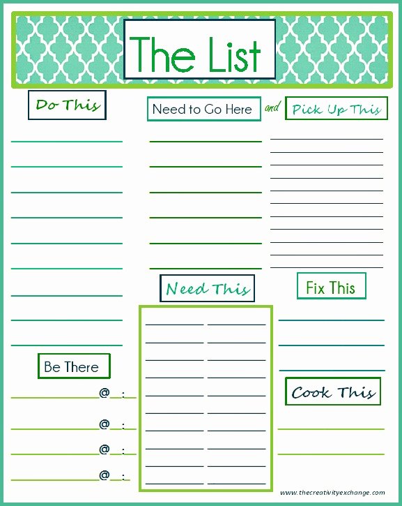 Daily to Do List Templates Lovely Free Printable &quot;to Do&quot; List
