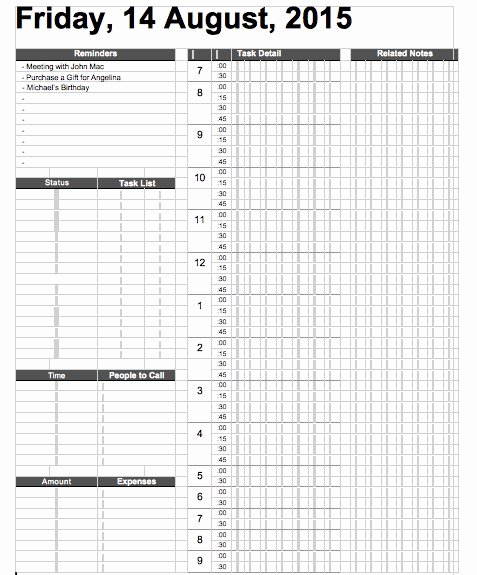 Daily Work Schedule Template Elegant 19 Perfect Daily Work Schedule Templates Free Template